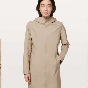 Tan Lululemon Rain Breaker Jacket